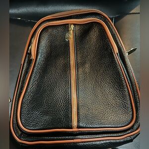 Valentina convertible leather backpack/sling/shoulder bag crafted in Italy